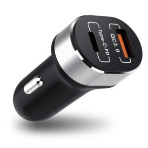 Nabíjačka do auta WG 2xUSB/PD + Quick Charge 3.0 22