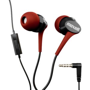 Maxell 303994 FUSION EARPHONES ROSSO