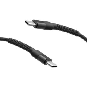 Mobilnet 2x Type-C 60W 2M 3A Black