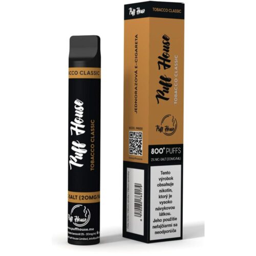 Puff House E-cigareta Tobacco Classic